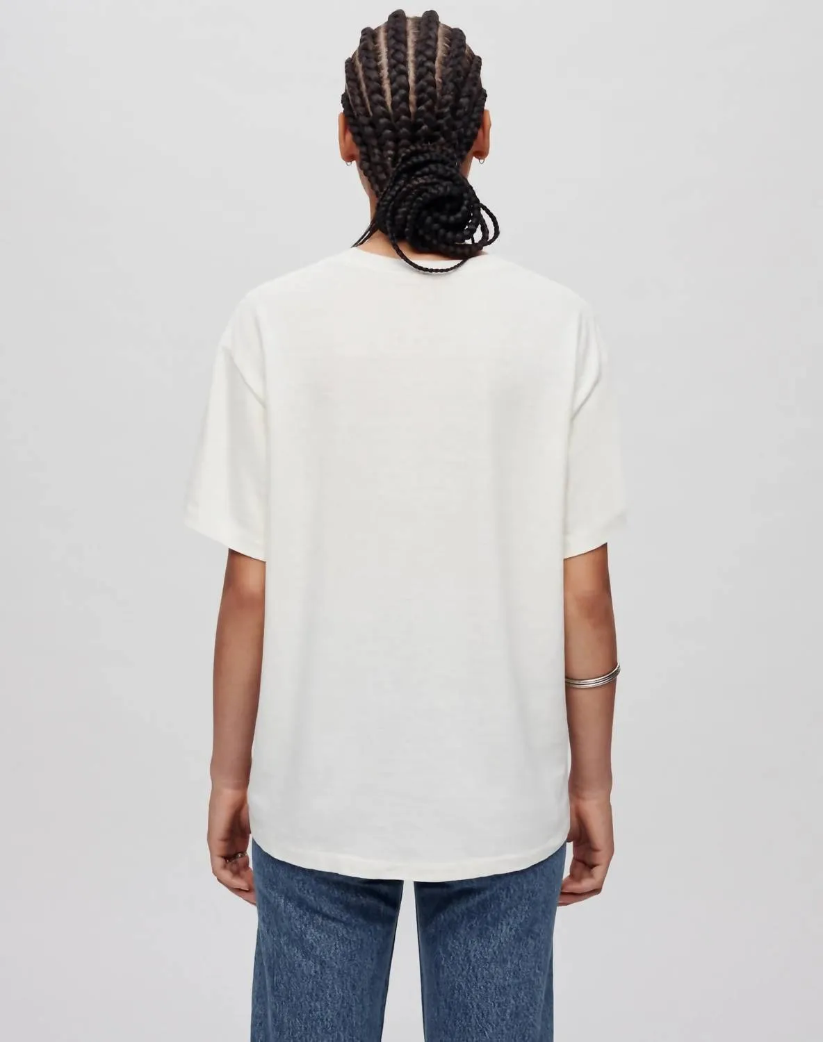 90S Easy Vibrations Graphic Tee In White