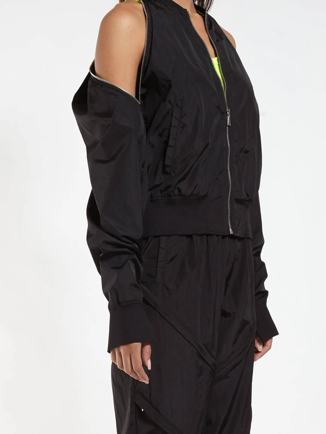 Adina Bomber Jacket In Black