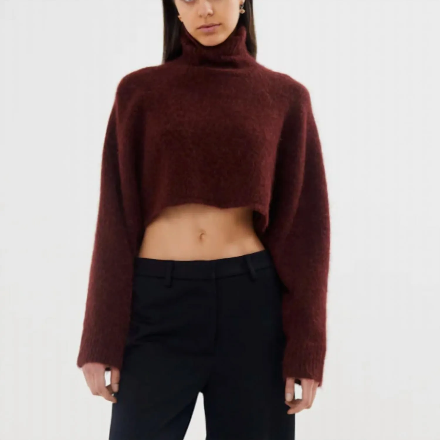 Adora Arm Warmer In Burgundy