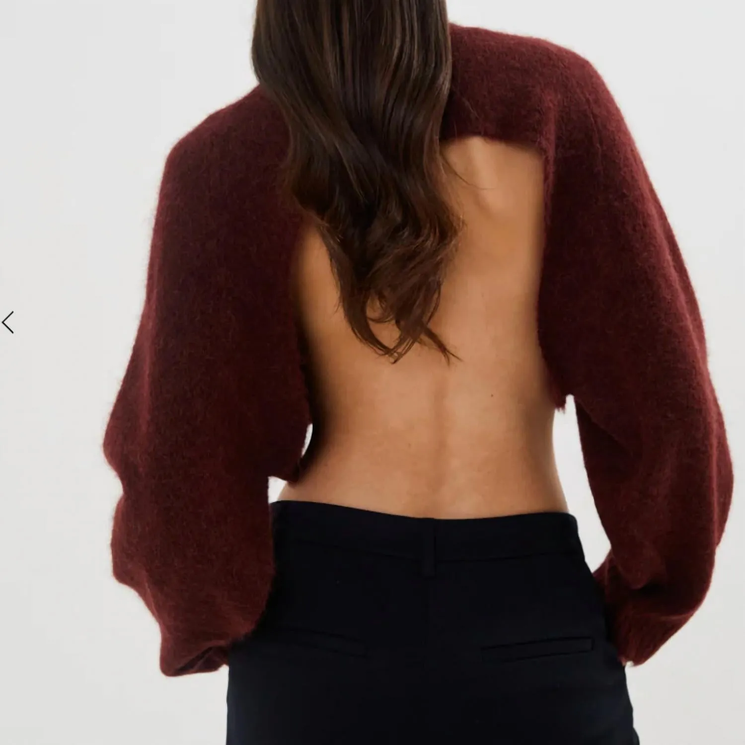 Adora Arm Warmer In Burgundy