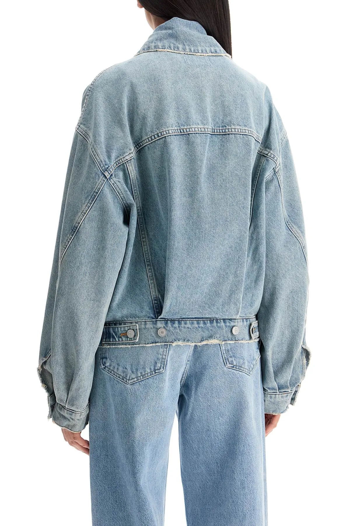 Ae Women's blue Dalton Balloon Jacket With
