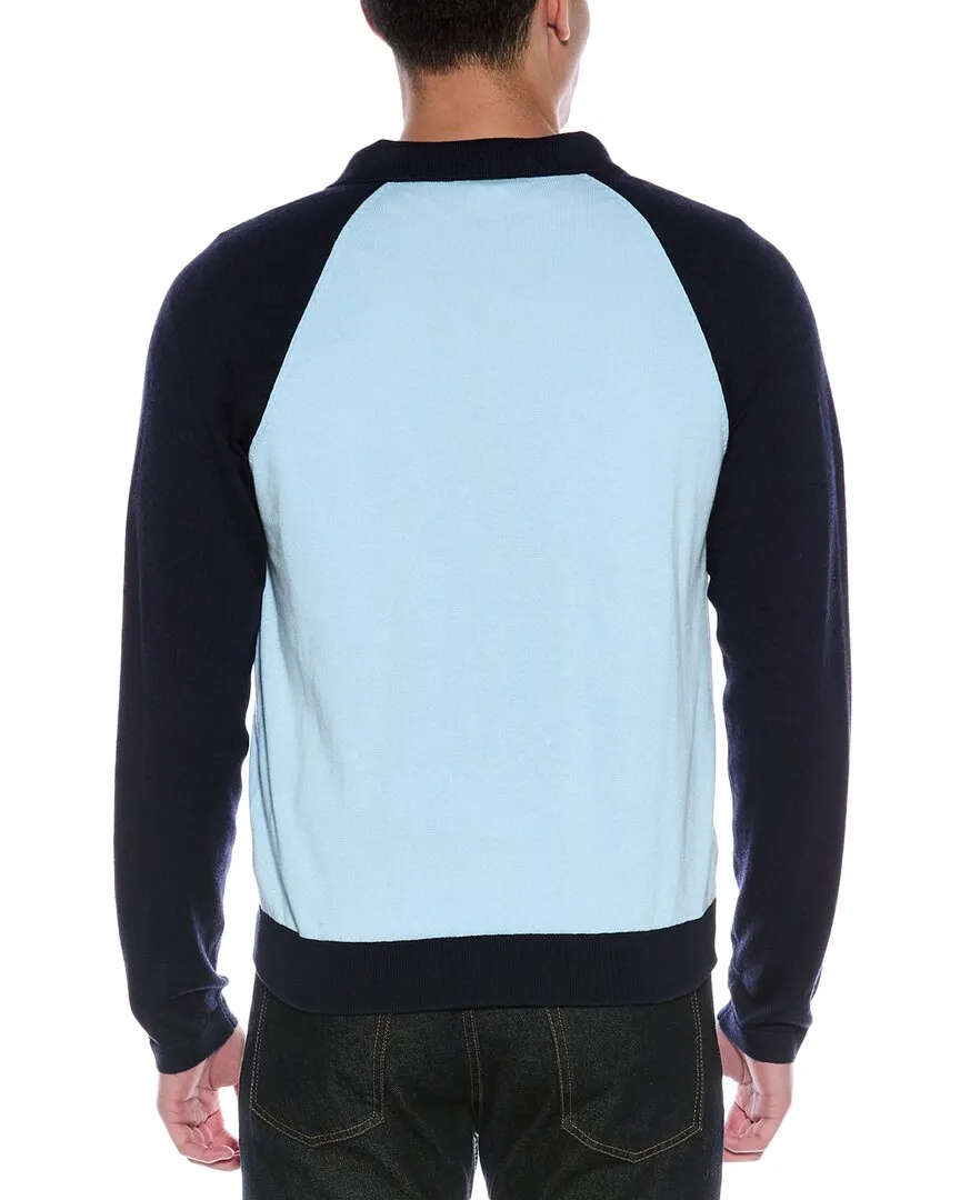 Alashan Cashmere-Blend 1/4-Zip Mock Sweater