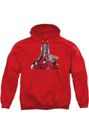 Atari Asteroids Atari Adult Pull Over Hoodie