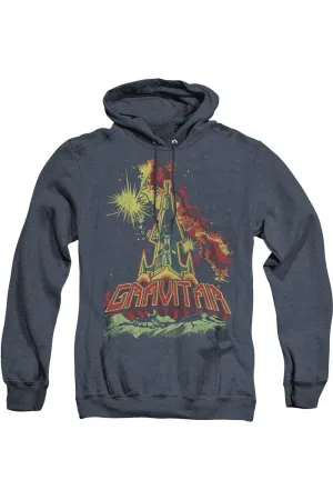 Atari Blast Off Adult Heather Hoodie