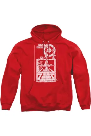 Atari Lift Off Adult Pull Over Hoodie