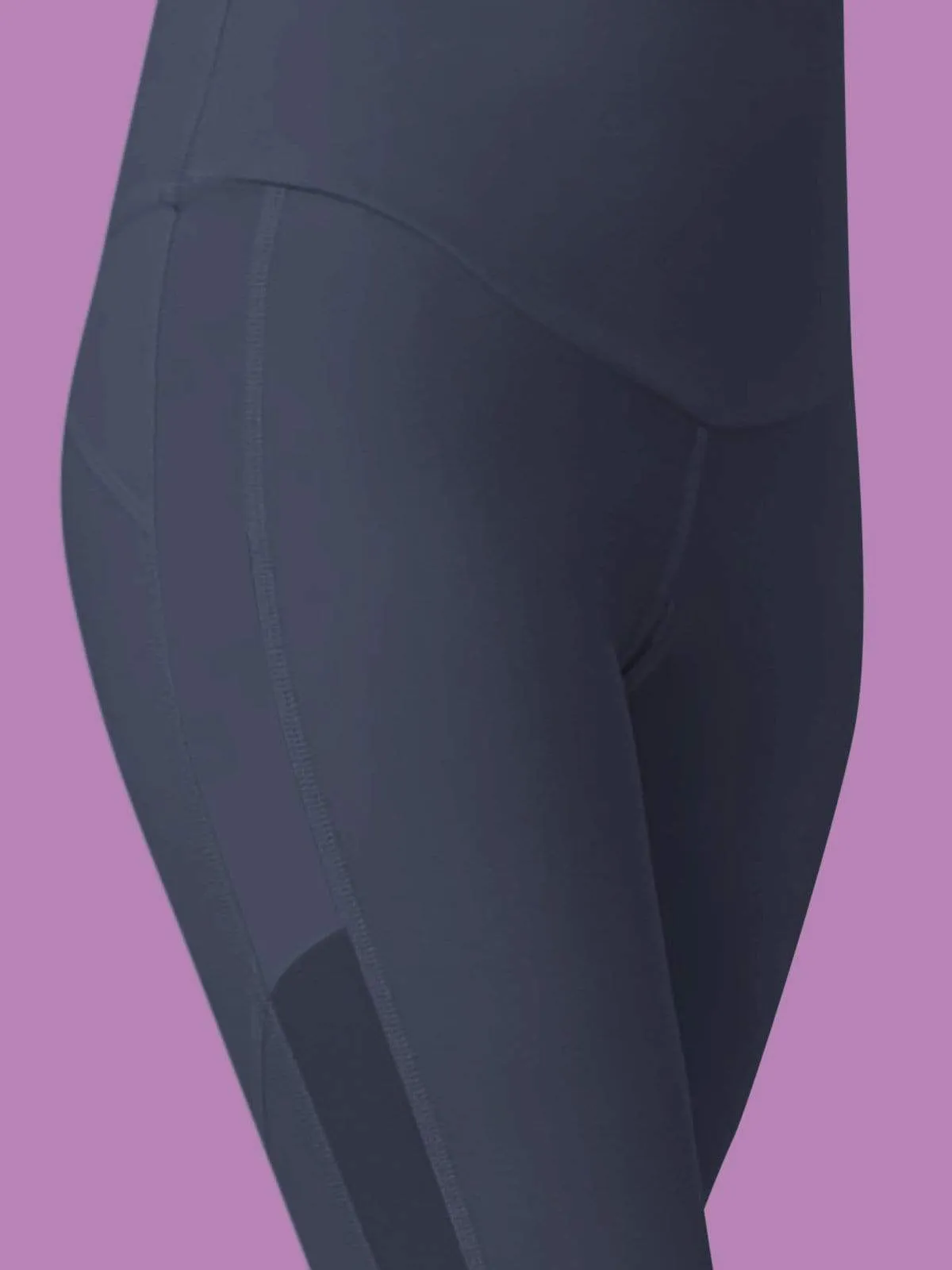B-Confident Recycled Material Legging | Iron Gate