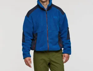 Bacano Fleece Jacket In Atlantic & Carbon