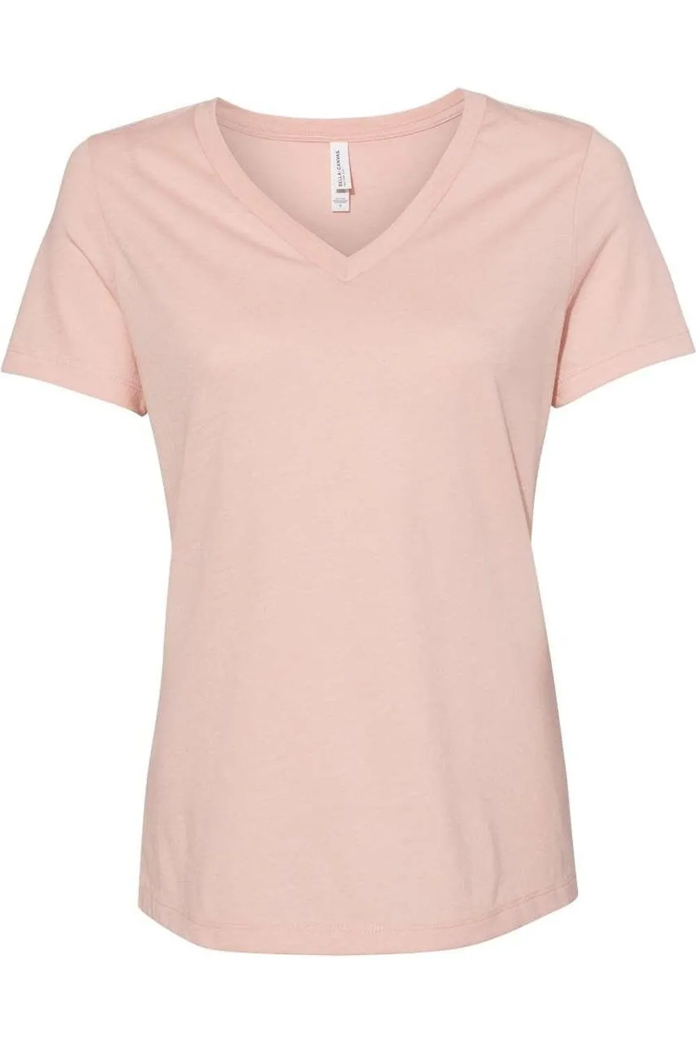 BELLA   CANVAS Women´s Relaxed Heather CVC V-Neck Tee