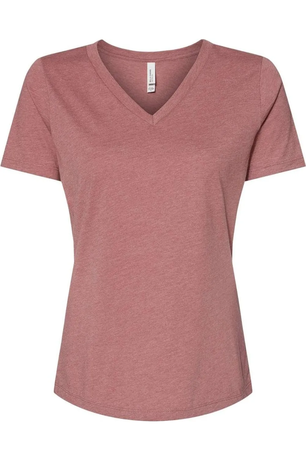 BELLA   CANVAS Women´s Relaxed Heather CVC V-Neck Tee