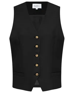 Bird & Knoll Emelio Linen-Blend Vest