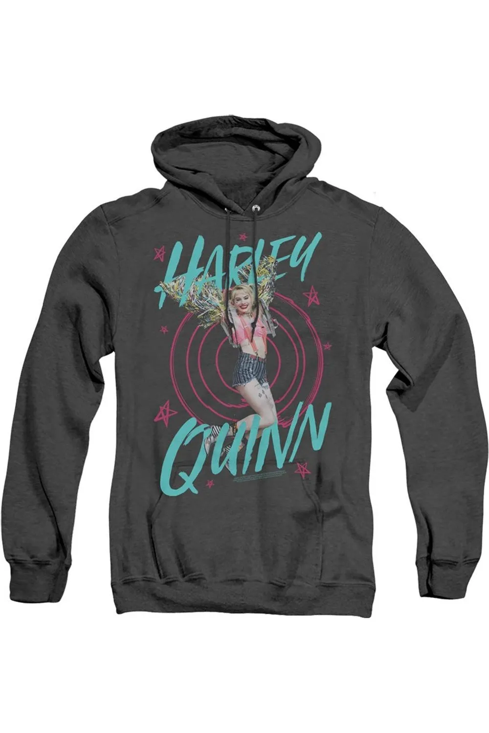 Birds Of Prey On Target Adult Heather Hoodie / Hooded Sweatshirt