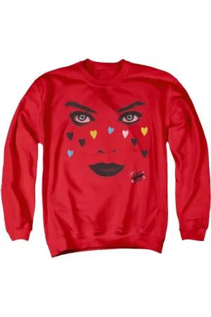 Birds Of Prey Red Harley Adult Crewneck Sweatshirt