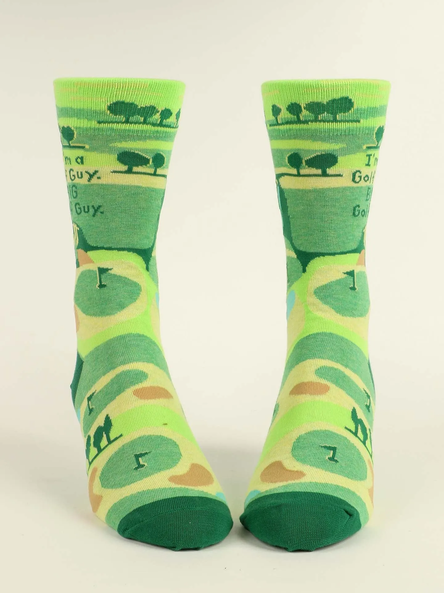 Blue Q Mens Crew Socks - I'm A Golf Guy. Big Golf Guy