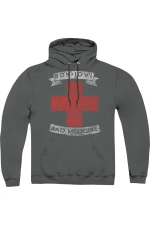 Bon Jovi Bad Medicine Adult Pull Over Hoodie