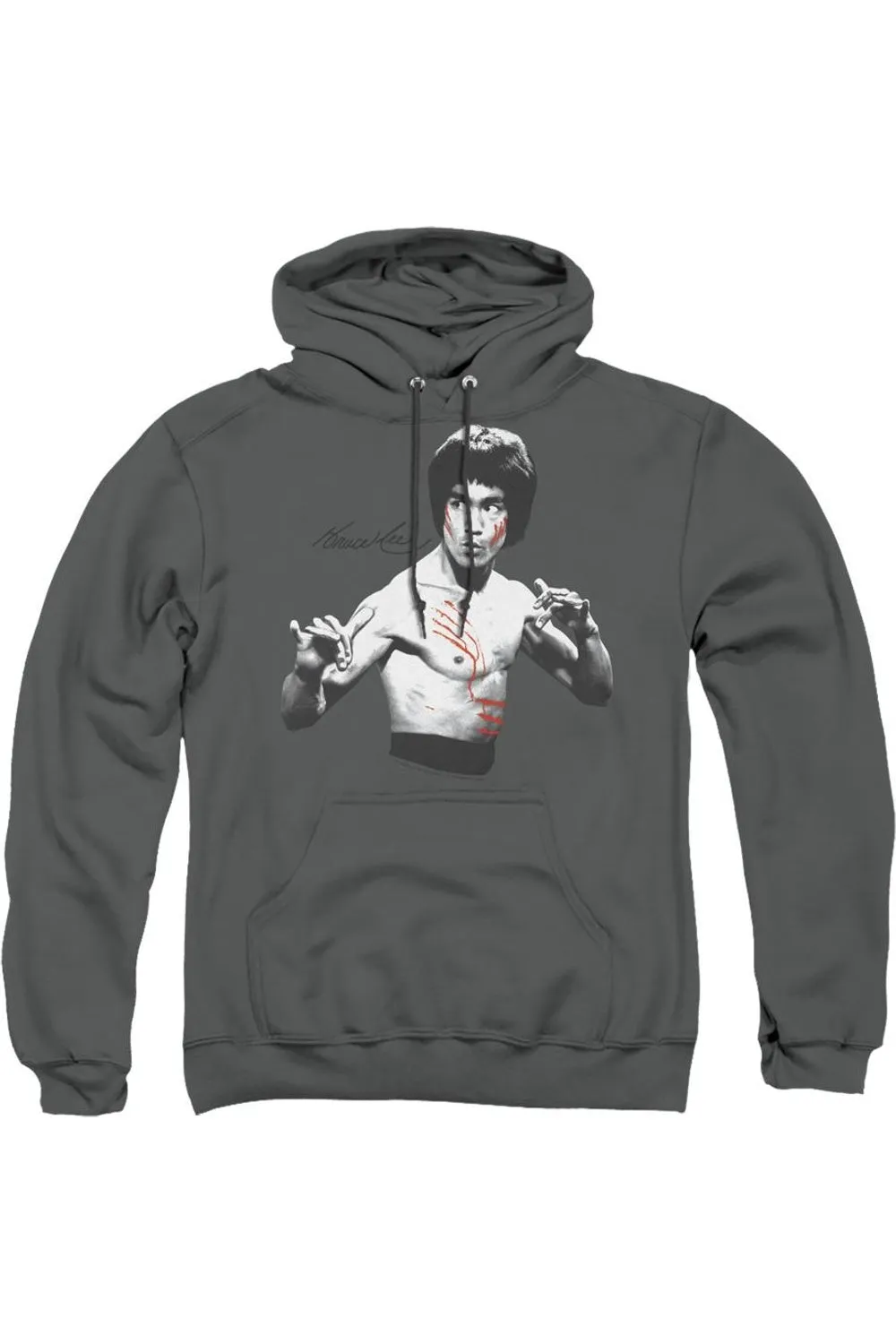 Bruce Lee Final Confrontation Adult Pull Over Hoodie
