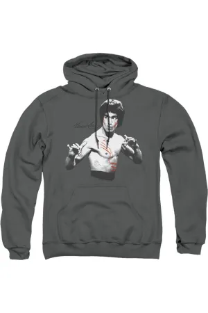 Bruce Lee Final Confrontation Adult Pull Over Hoodie