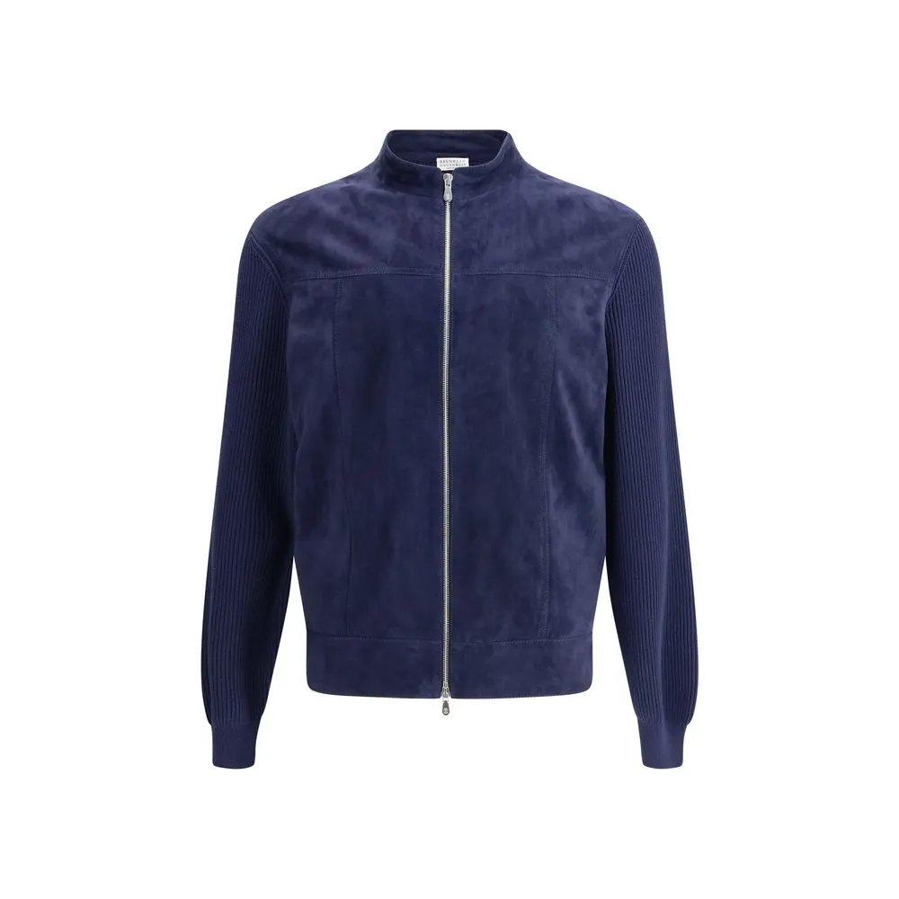 Brunello Cucinelli Leather Men's Jacket