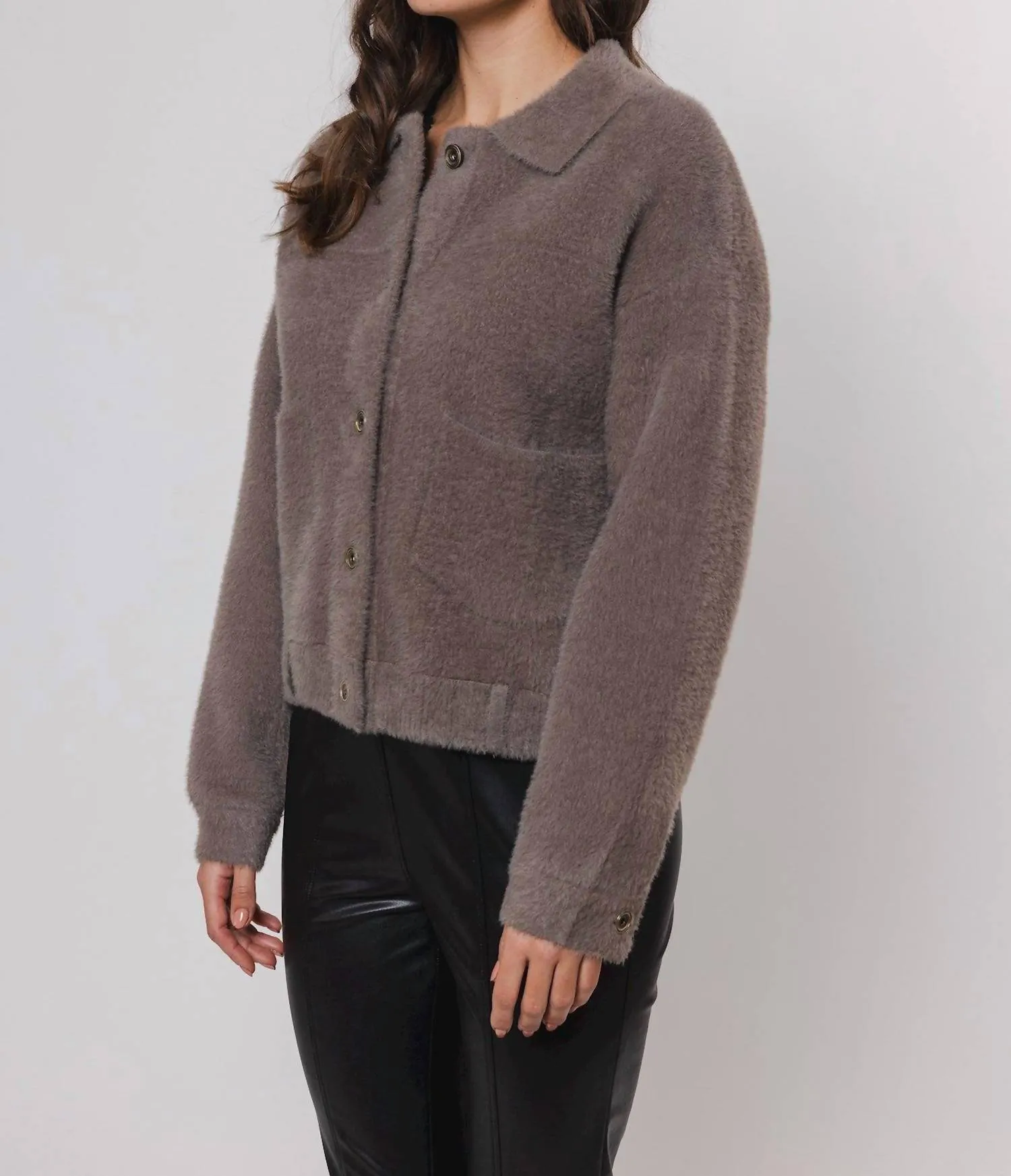Bubbly Jacket In Taupe