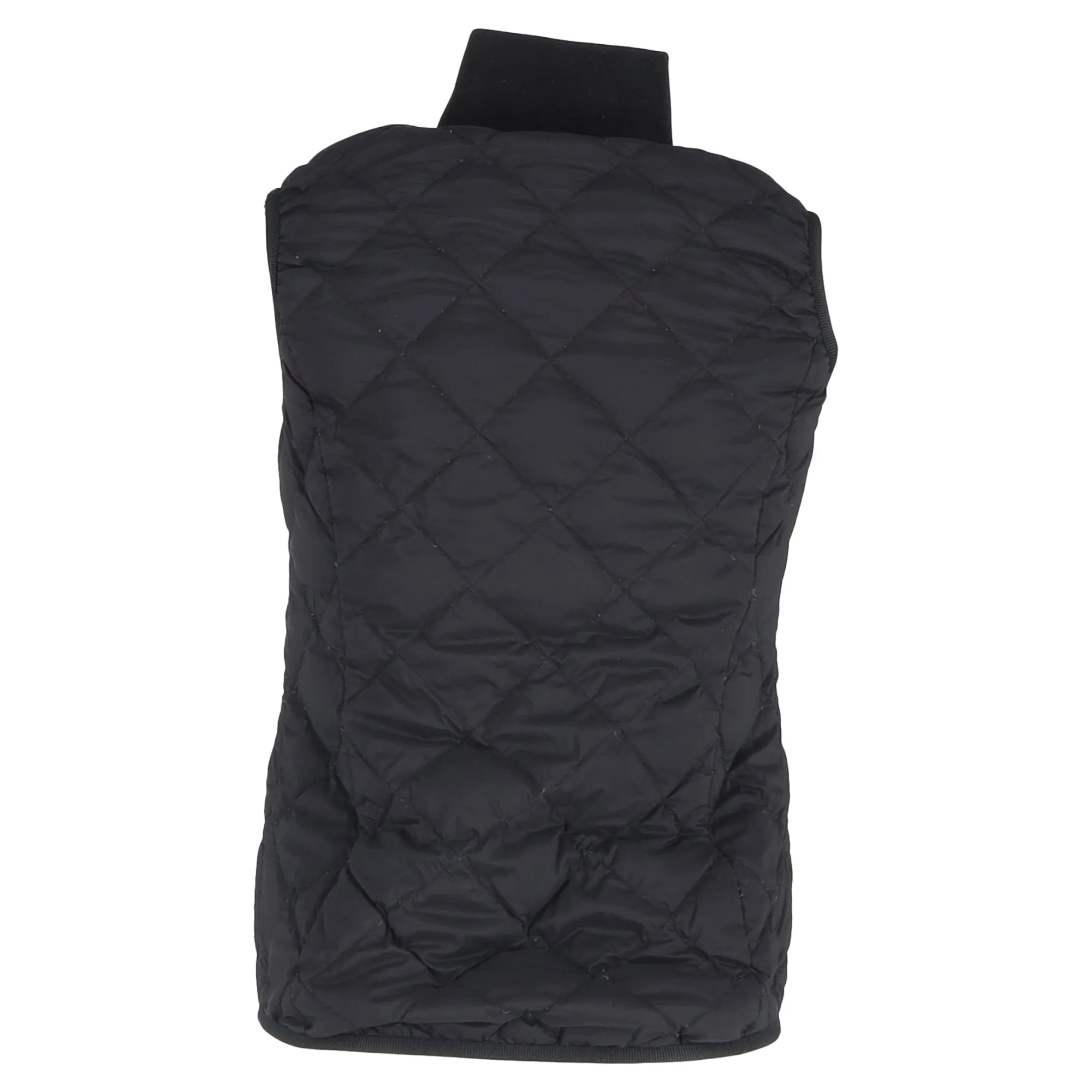 Canada Goose Logo Patch Down Vest Jacket in Black Polyamide