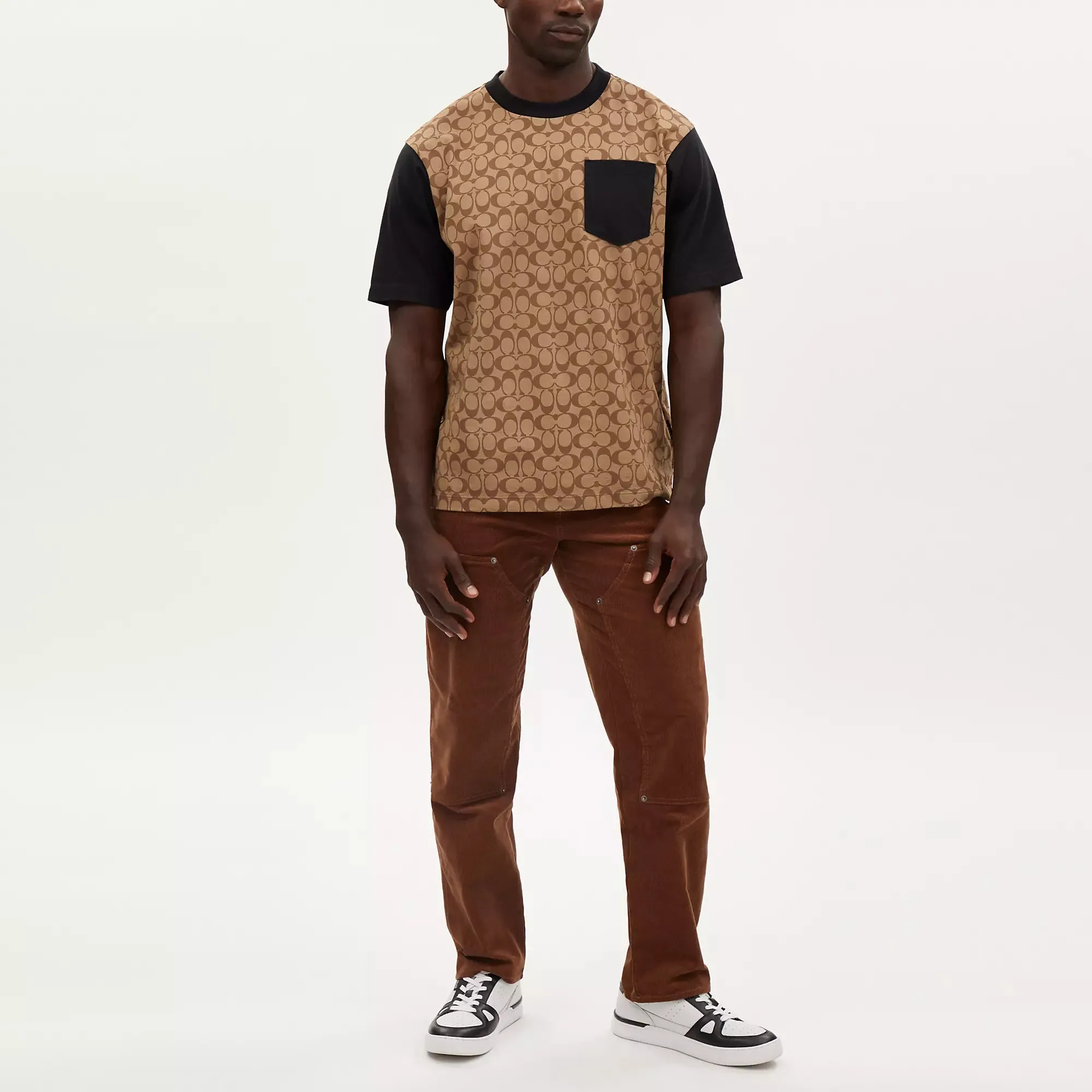 Coach Outlet Signature T Shirt In Organic Cotton
