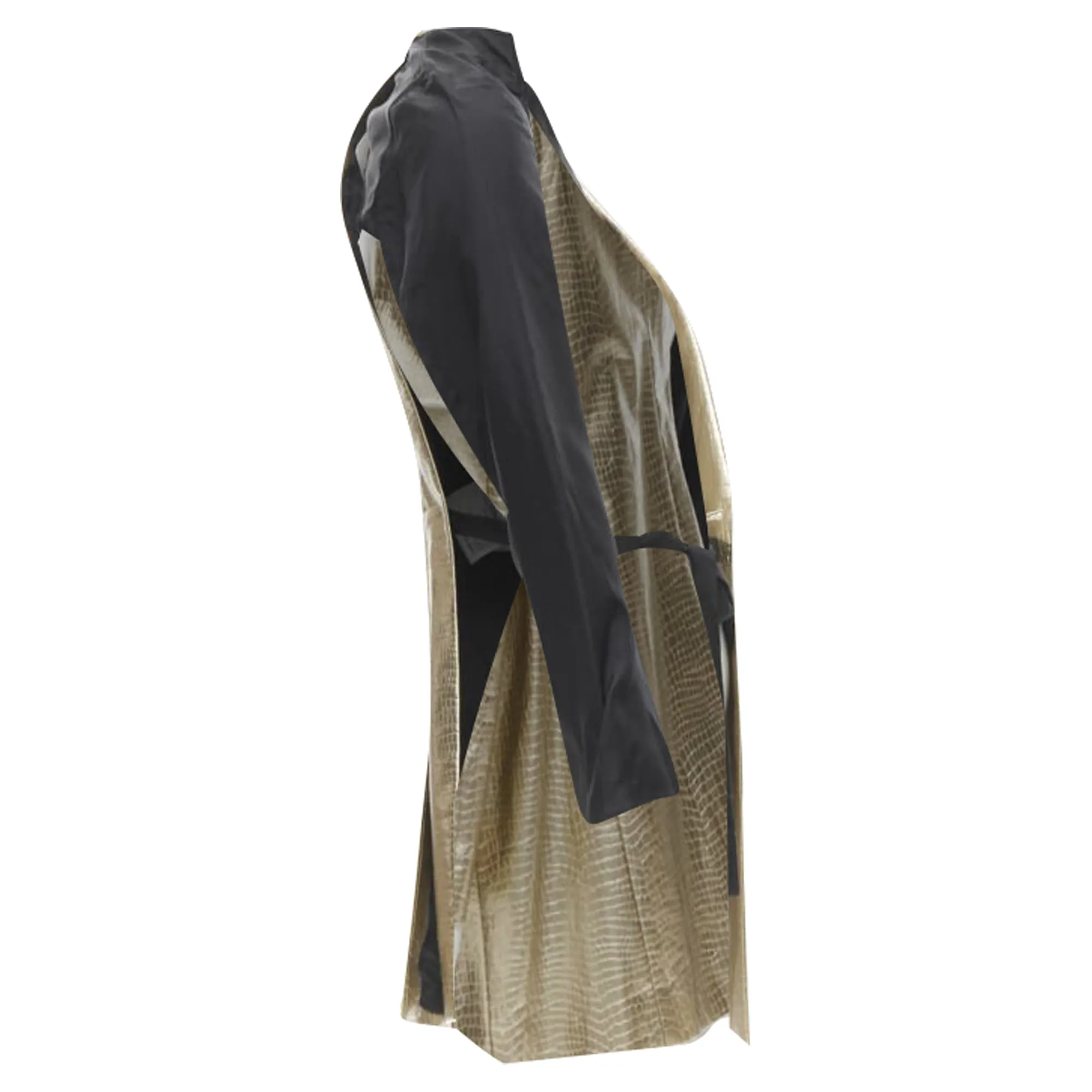 Comme Des Garcons pleated harness asymmetric open jacket