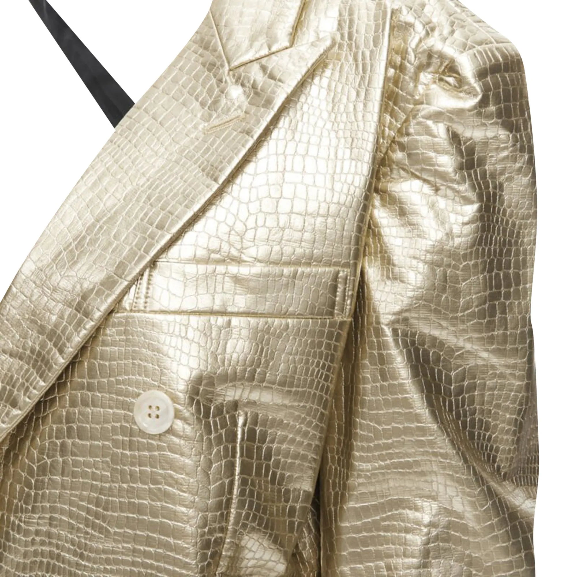 Comme Des Garcons pleated harness asymmetric open jacket