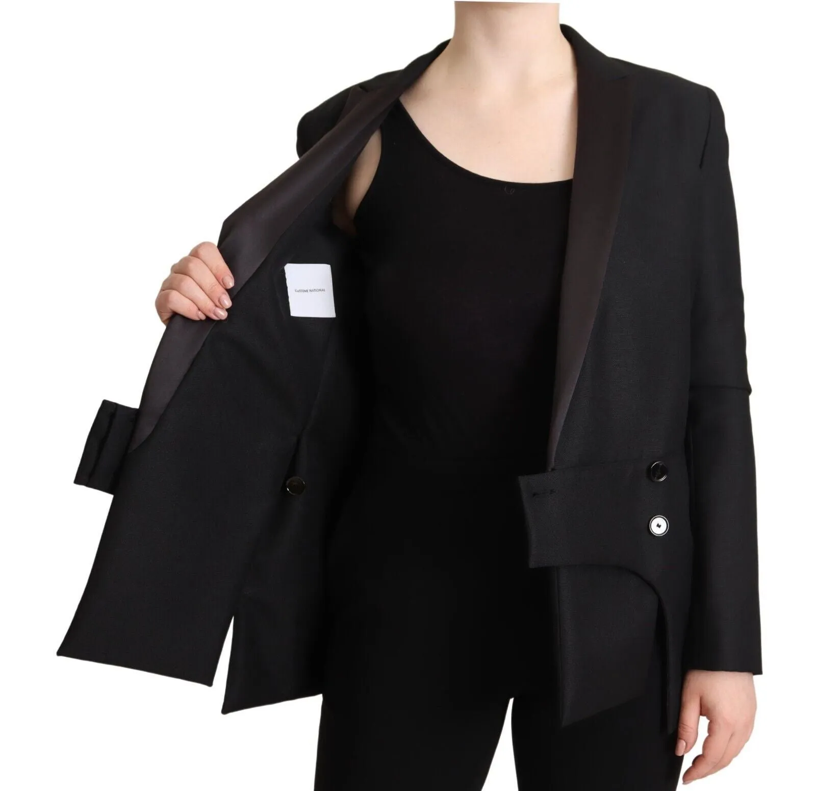 Costume National  Long Sleeves Double Breasted Women's Jacket
