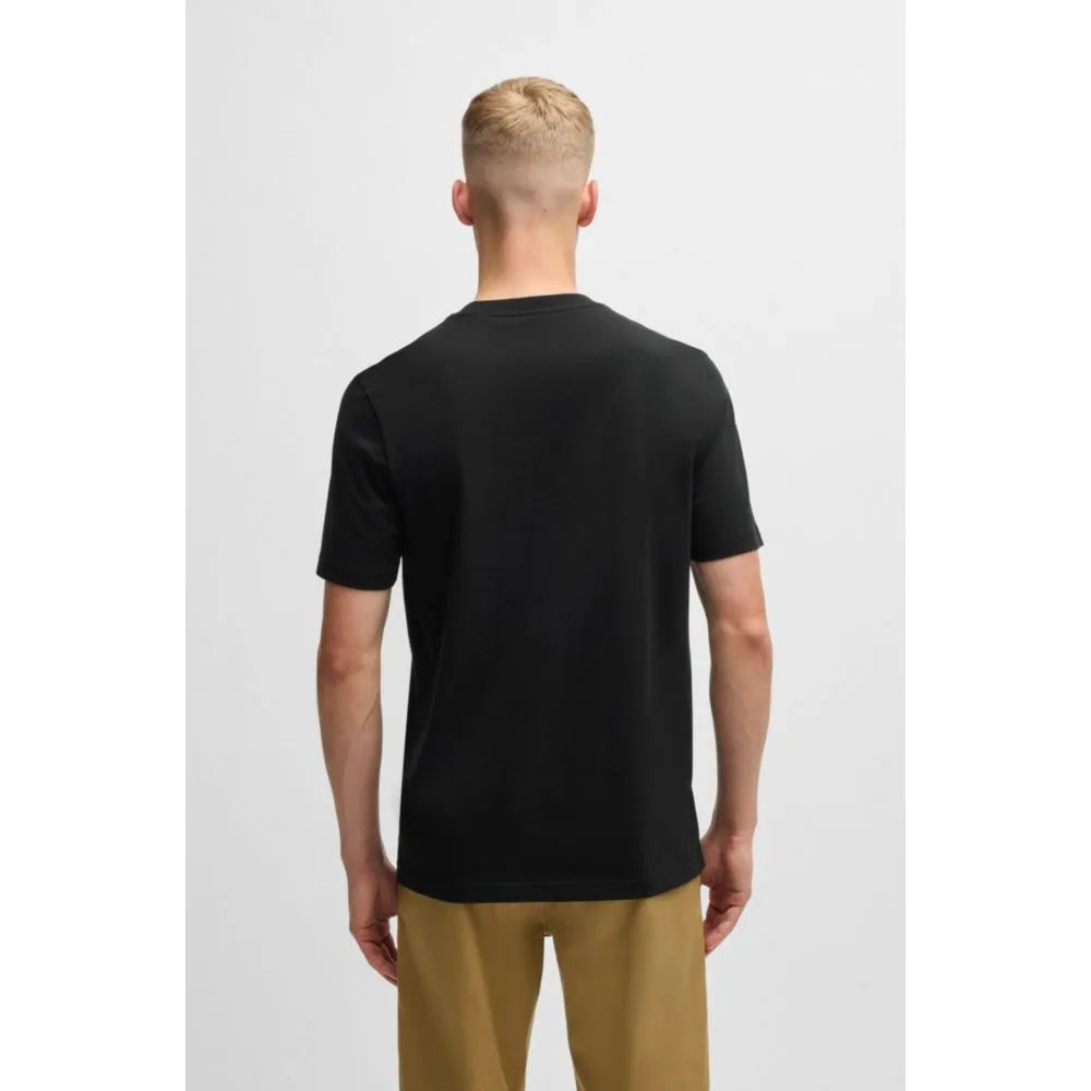 Crew-neck T-shirt in cotton with seasonal artwork