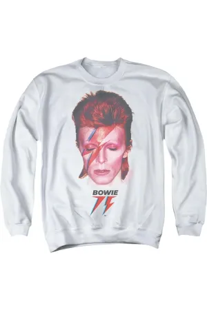 David Bowie Aladdin Sane 75 Adult Crewneck Sweatshirt