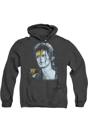 David Bowie Golden Bowie Adult Heather Hoodie