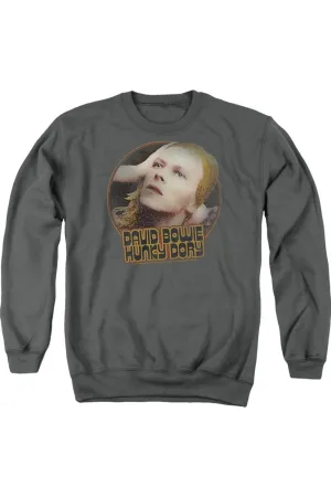 David Bowie Hunky Dory Circle Adult Crewneck Sweatshirt