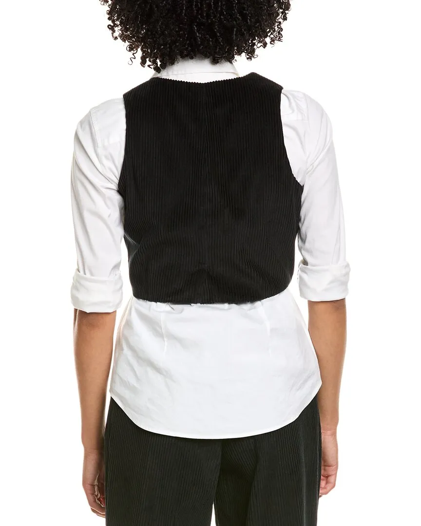 DONNI. Cord Cropped Vest