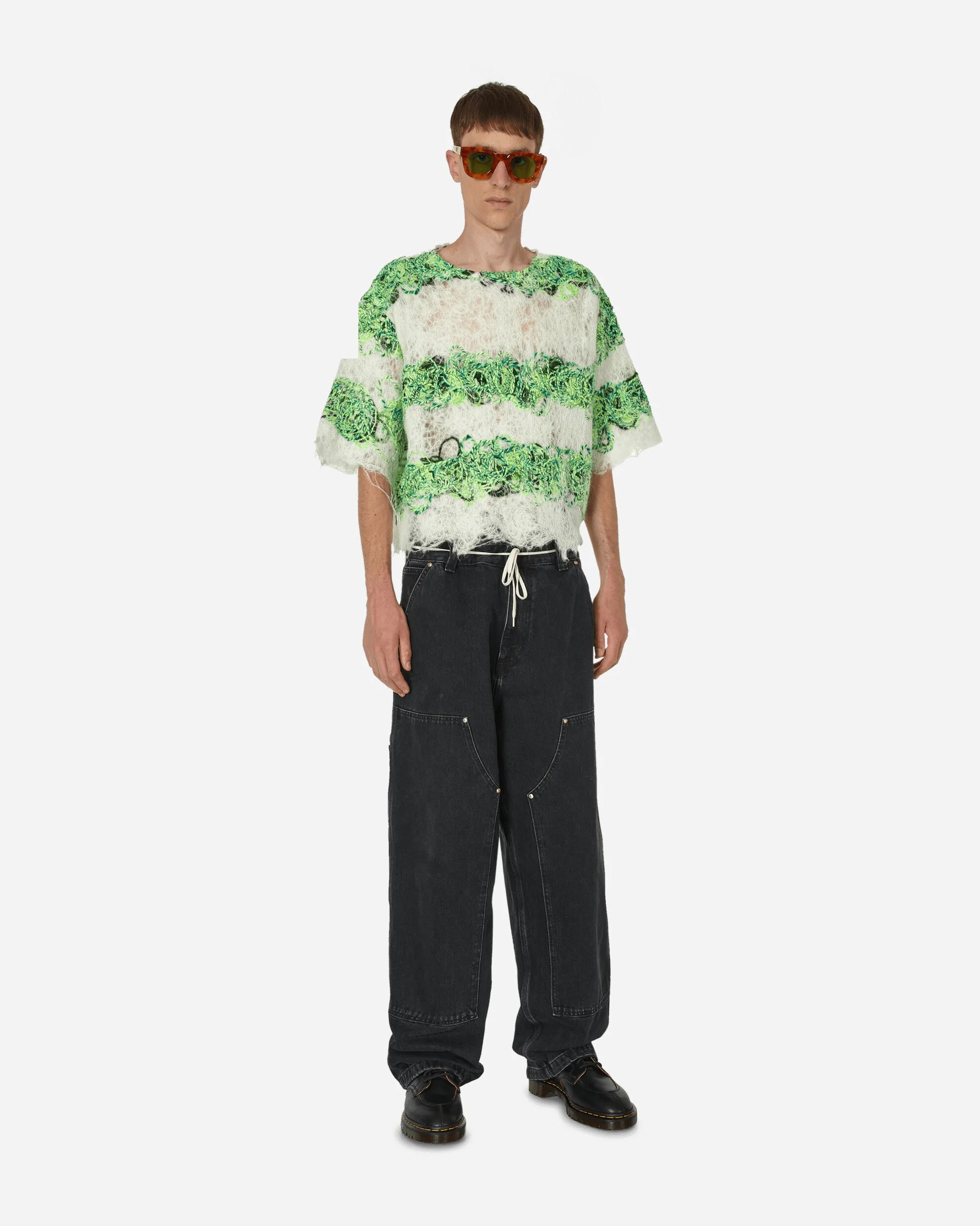 Doomboh T-Shirt White / Neon Green