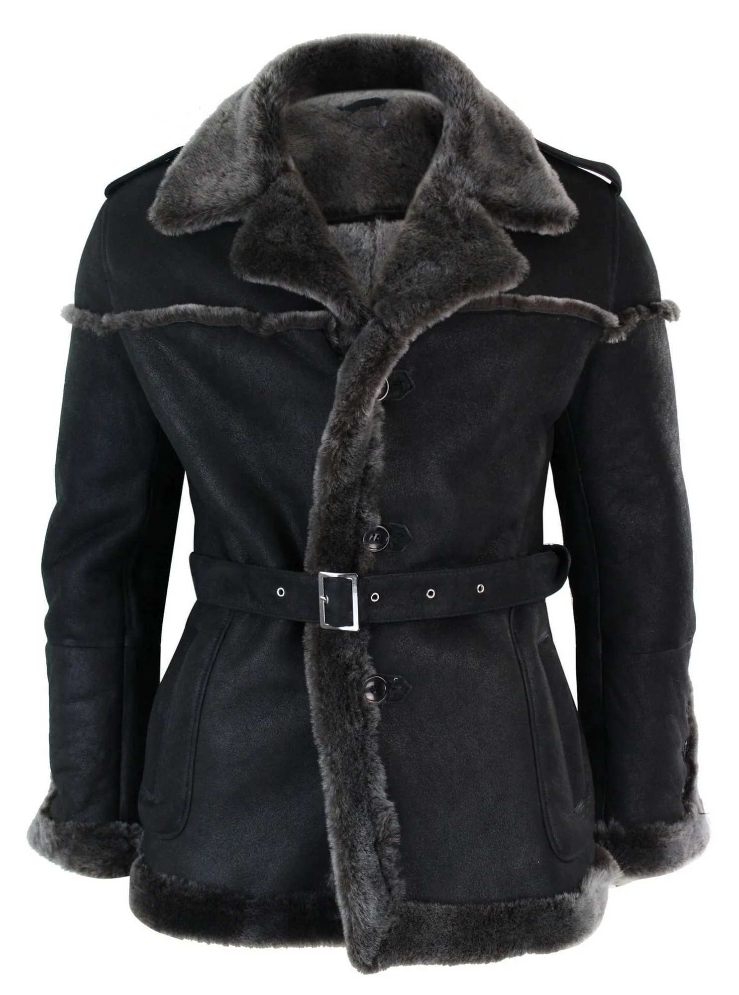 Double Breasted Captain Sheepskin