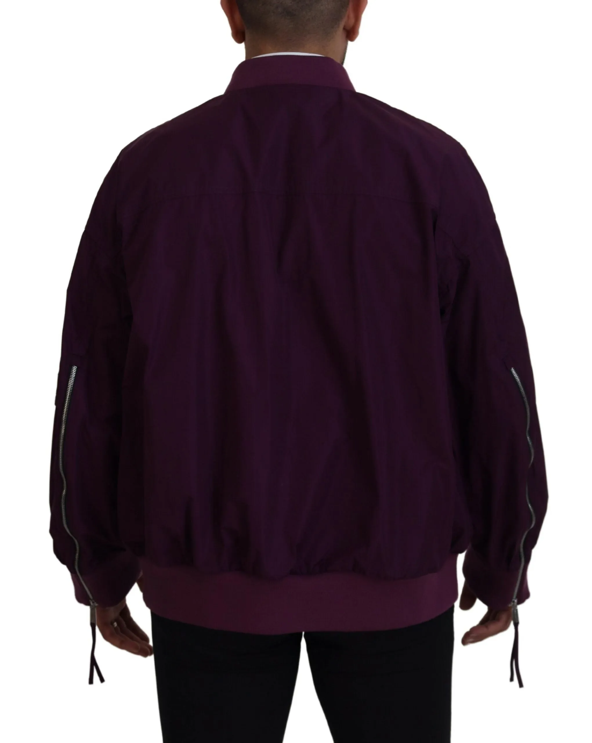 Dsqua²  Polyester Full Zipper Bomber Men's Jacket