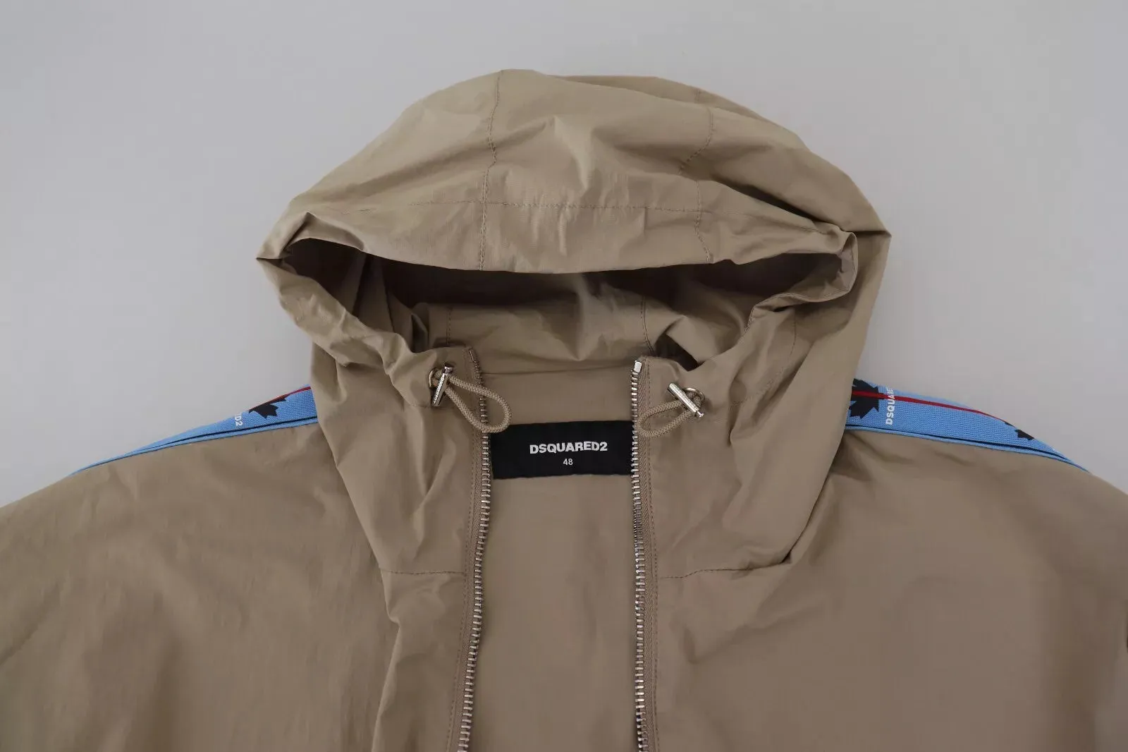 Dsqua²   Sleeves Hooded Full Zip Men's Jacket