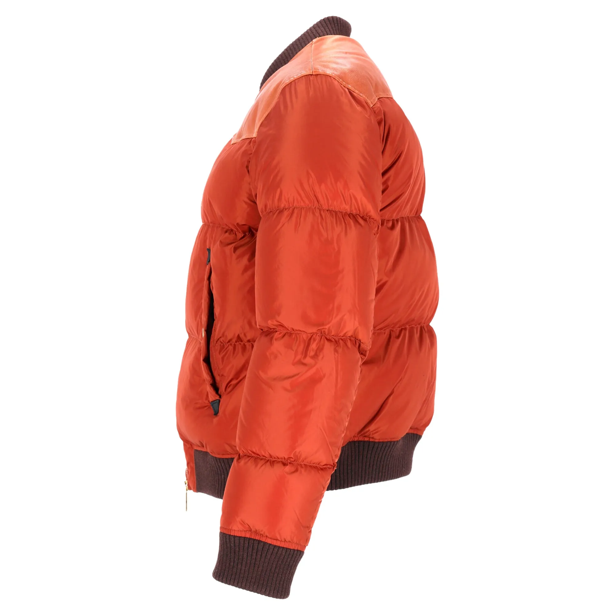 Dsquared2 Bomber Jacket in Orange Nylon