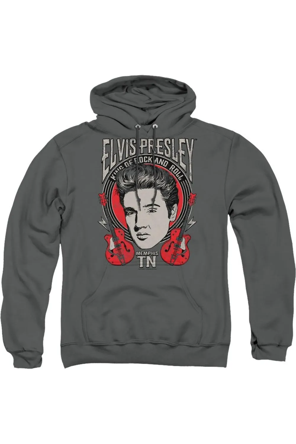 Elvis Presley Elvis Rock Adult Pull Over Hoodie