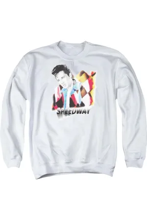 Elvis Presley Speedway Adult Crewneck Sweatshirt