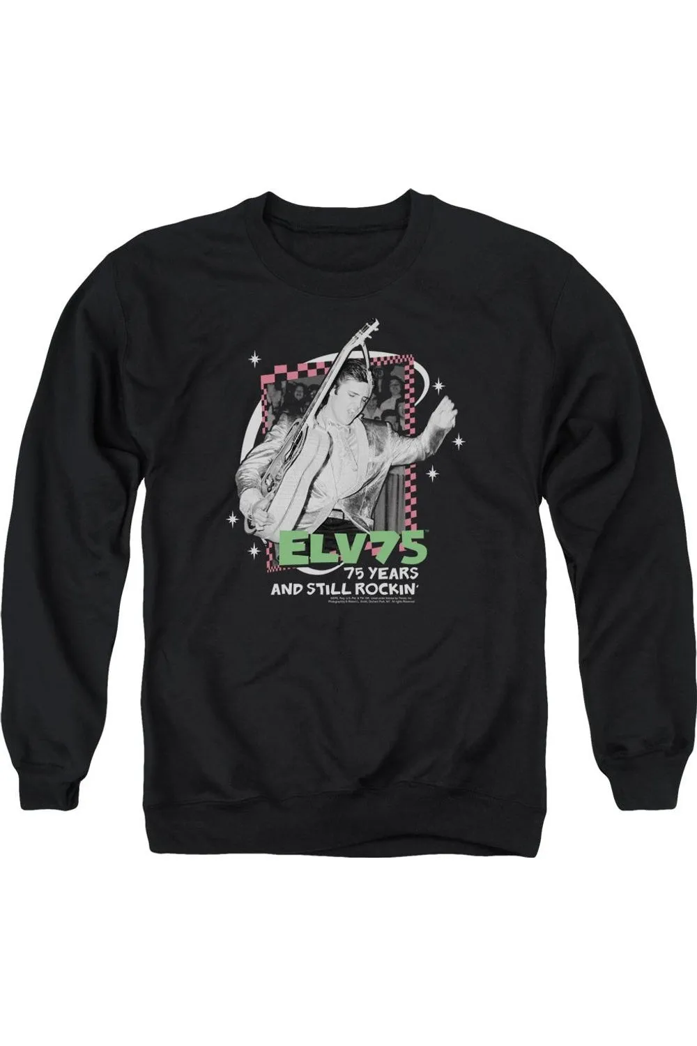 Elvis Presley Still Rockin Adult Crewneck Sweatshirt