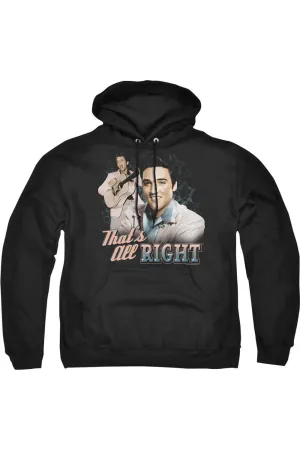 Elvis Presley Thats All Right Adult Pull Over Hoodie