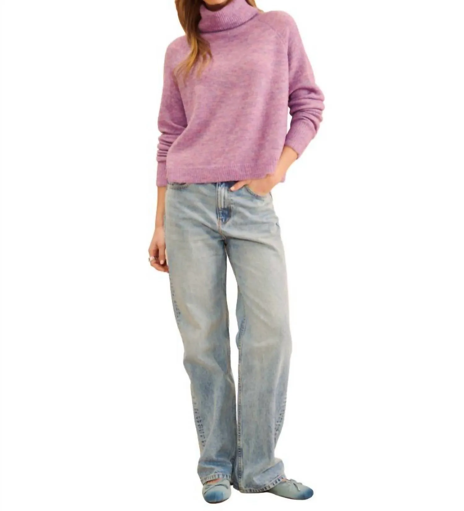 Emmett Turtleneck In Candy Floss