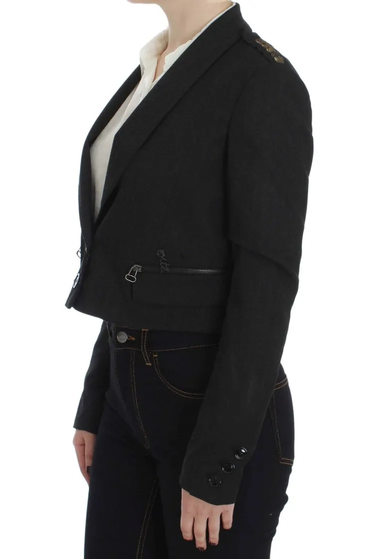 Exte  Stretch  Studded Short Women's Jacket