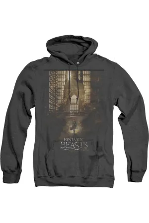 Fantastic Beasts Poster Adult Heather Hoodie / Hooded Sweatshirt
