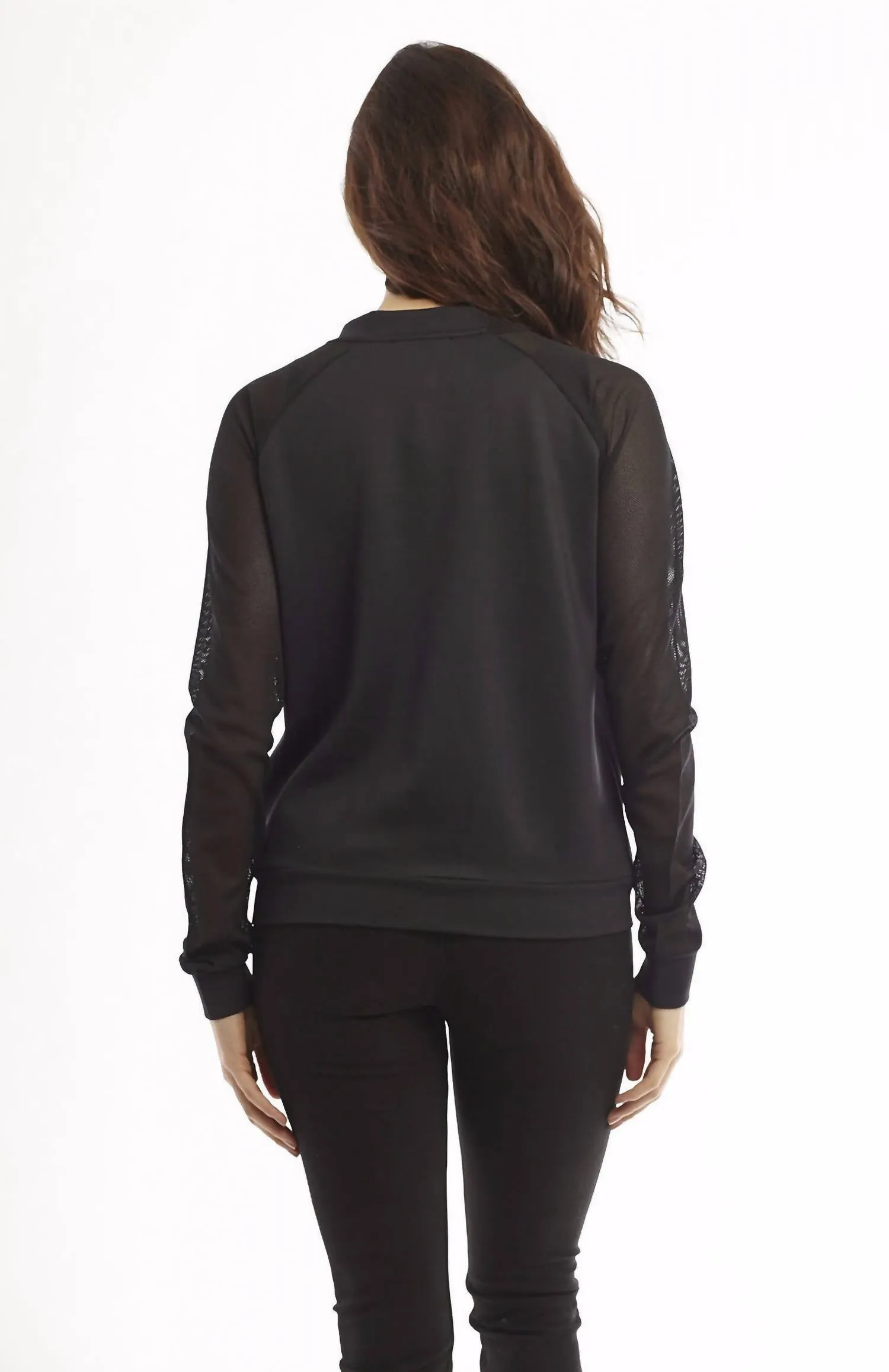 Fiona Bomber Jacket In Black