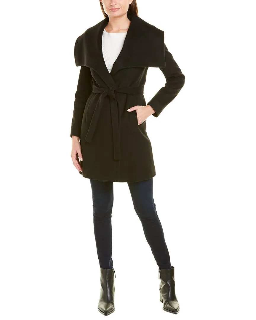 FLEURETTE Medium Wool Wrap Coat
