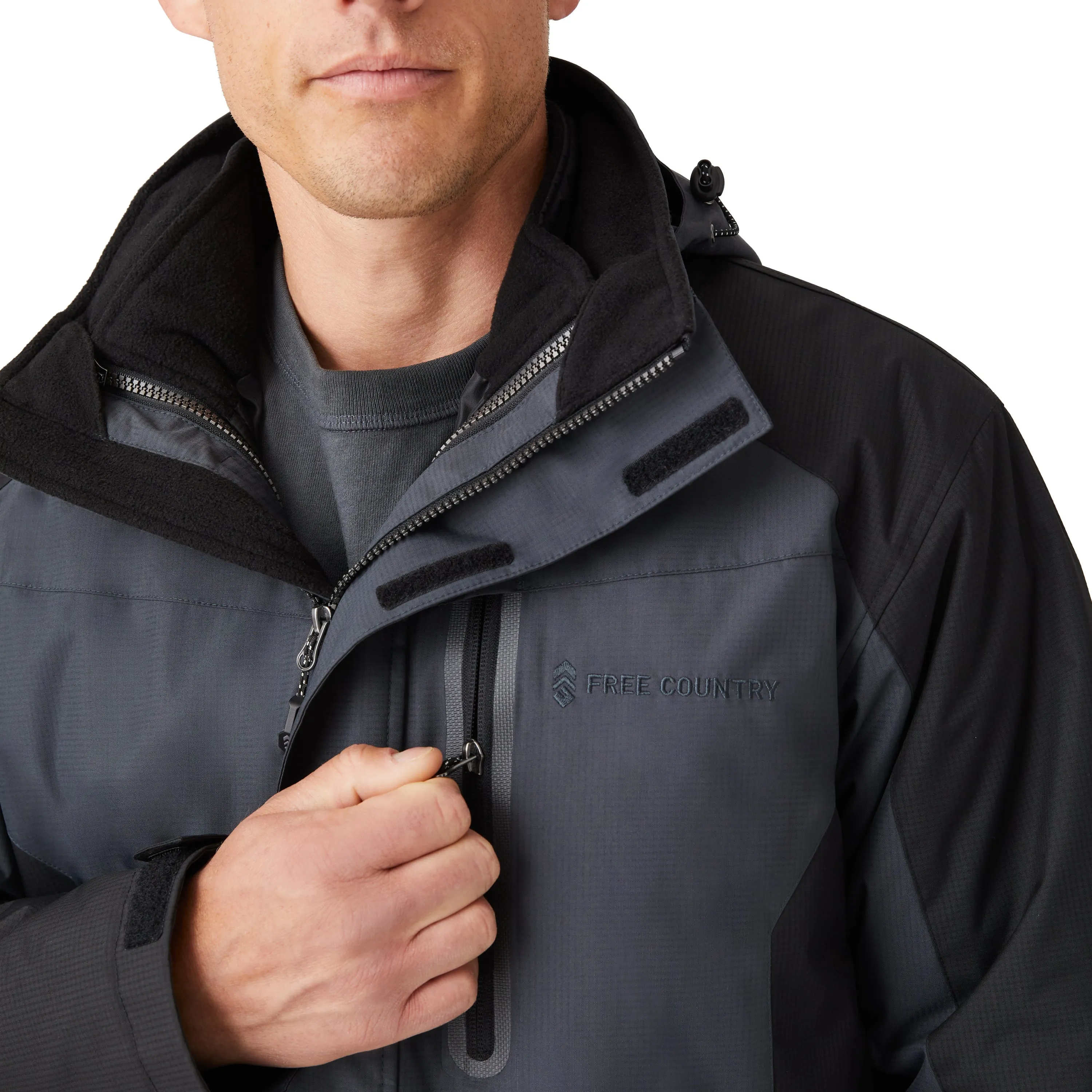Free Country Men's FreeCycle Bode 3-in-1 Systems Jacket