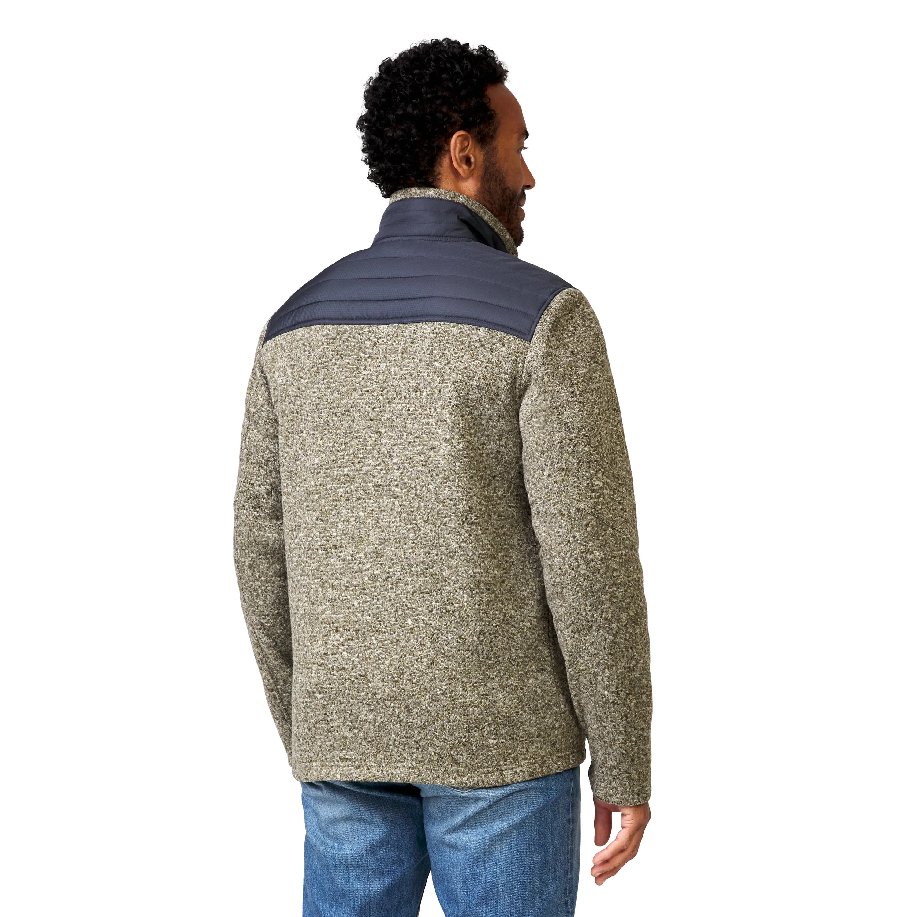 Free Country Men's Frore Sweater Knit Fleece Jacket