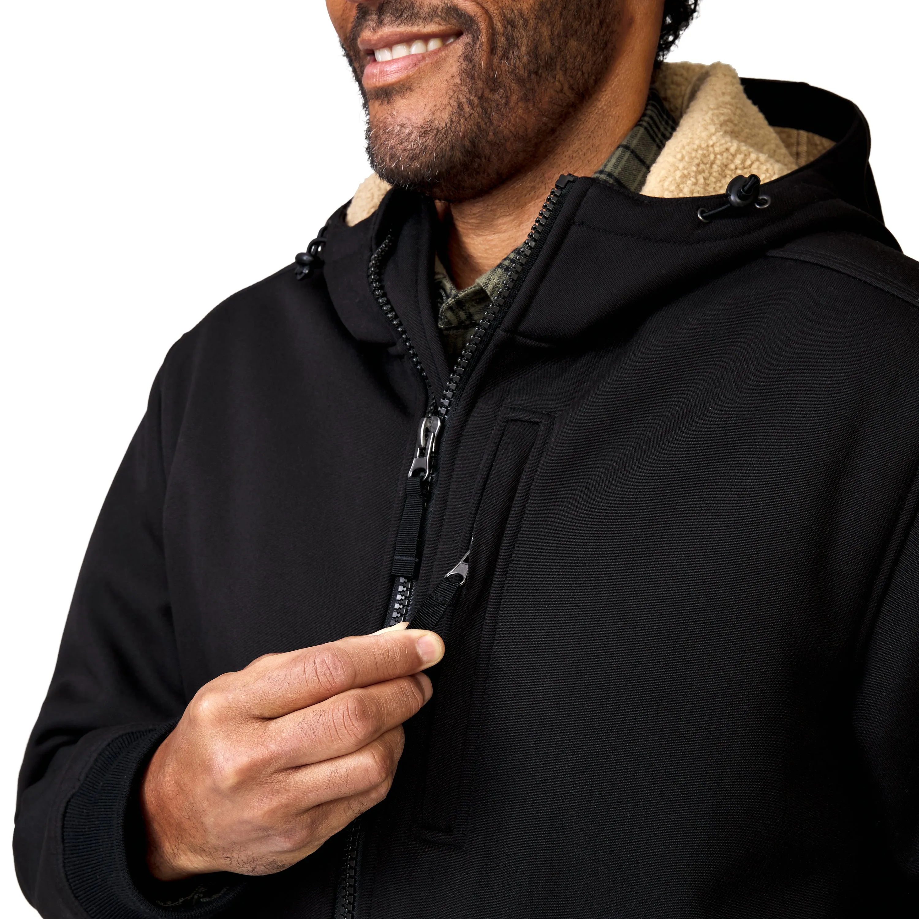 Free Country Men's Wind River Burly Canvas Softshell Jacket