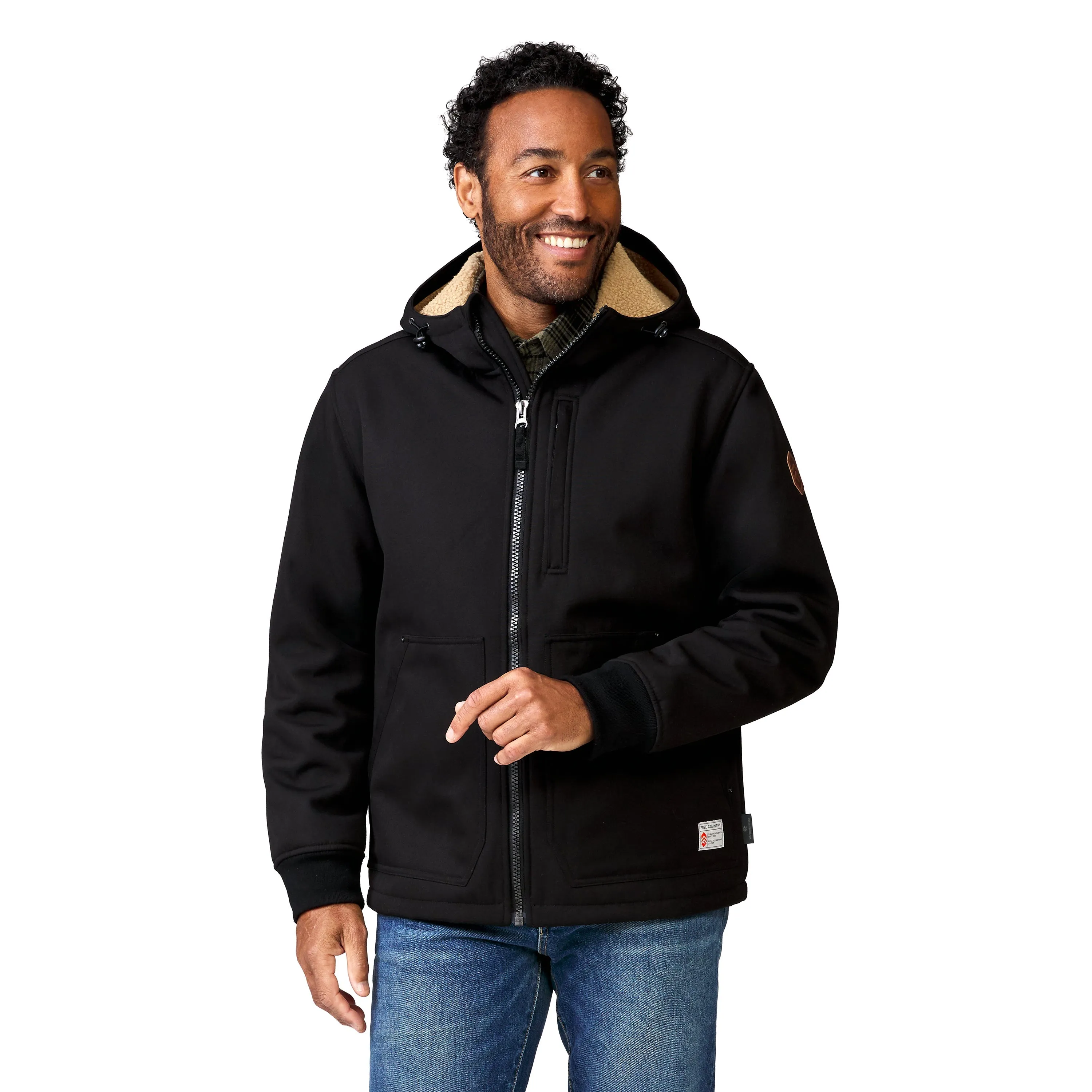 Free Country Men's Wind River Burly Canvas Softshell Jacket
